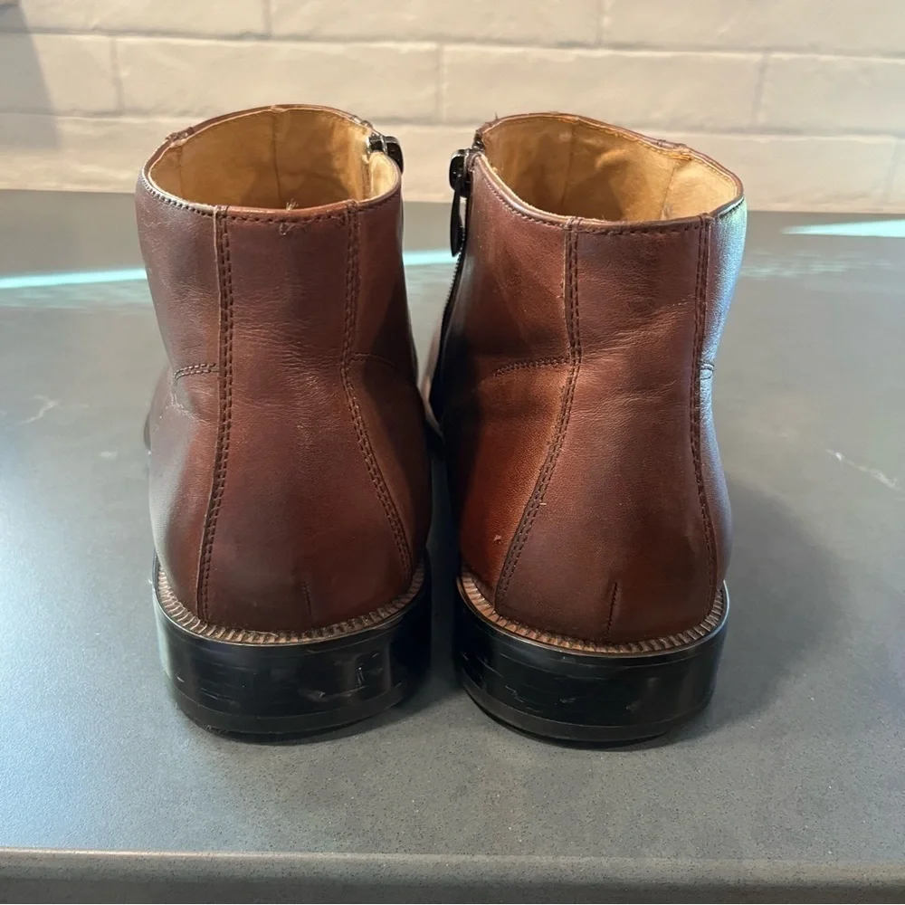 Stacy Adams sz 9.5 brown leather boots